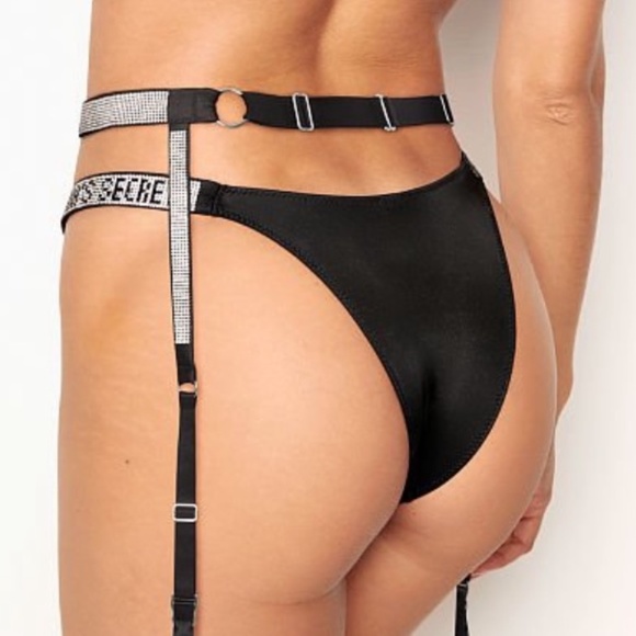 BNWT Victoria’s Secret logo shine garter belt - Picture 3 of 3